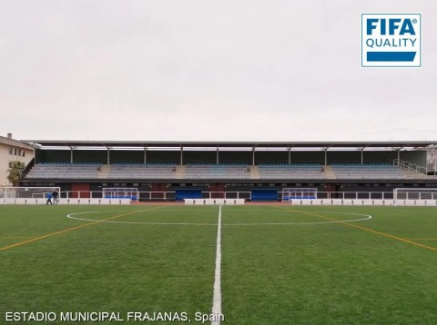 FIFA Quality Field for the Frajanas Municipal Stadium in Spain