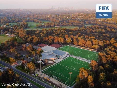 FIFA Quality сертифицированное поле для клуба Венето в Австралии