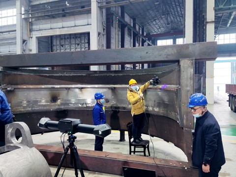 3D Scanning a Large-size Casting to Identify Allowance for Machining