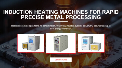 Induction heating systems for industrial applications