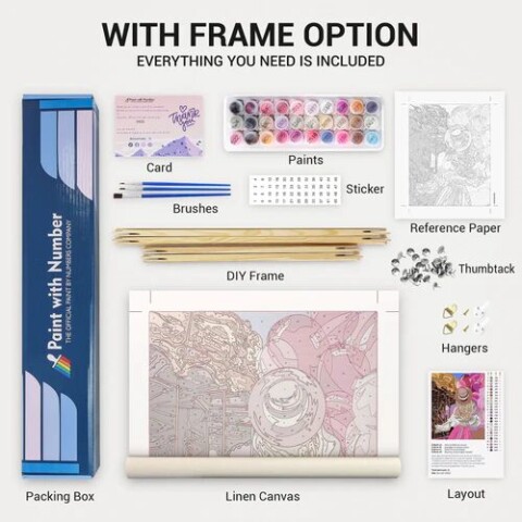 Experience Artistic Freedom with Custom Paint By Number Kits